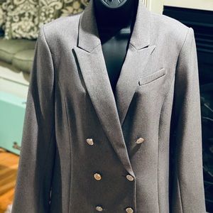 Calvin Klein Double Breasted Twill Jacket